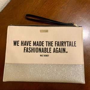 NWOT Limited Edition Kate Spade x Disney Parks clutch